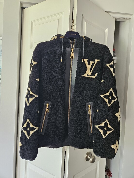 Louis Vuitton Jackets & Blazers - Louis Vuitton Monogram Sherpa and Leather Jacket Unisex